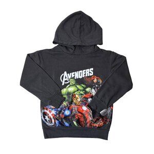H&M Boys Grey Marvel Avengers Pullover Hoodie – 6X/7